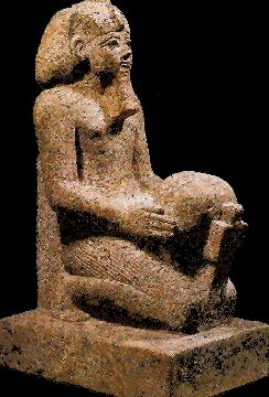 Standfigur der Hatschepsut, Granit, Karnak, Neues Reich, 18. Dynastie