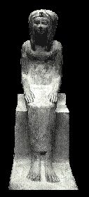 Sitzstatue der Tetischeri, British Museum - inzwischen als Flschung identifiziert