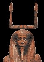 Ka-Statue des Auibre Hor, gefunden in ihrem Naos in einem Grab nrdl. der Pyramide Amenemhats III. in Dahschur, 13. Dyn., um 1700 v. Chr.
